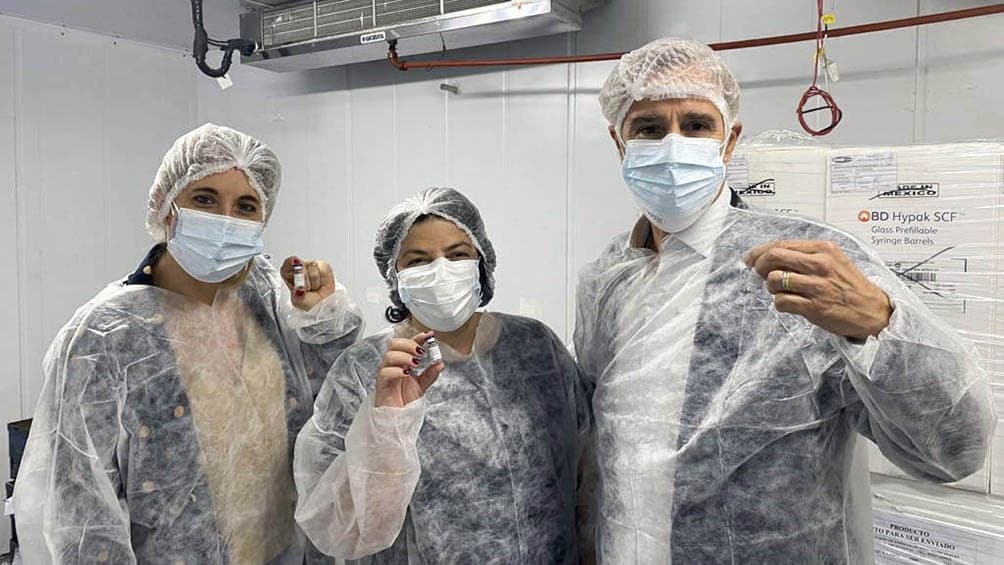 El lunes inicia la producción argentina del componente 2 de la Sputnik V