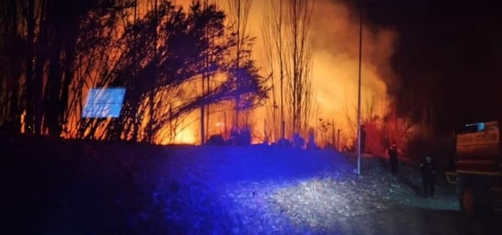 Un Hombre Falleció en una cabaña en la Ruta 82.
