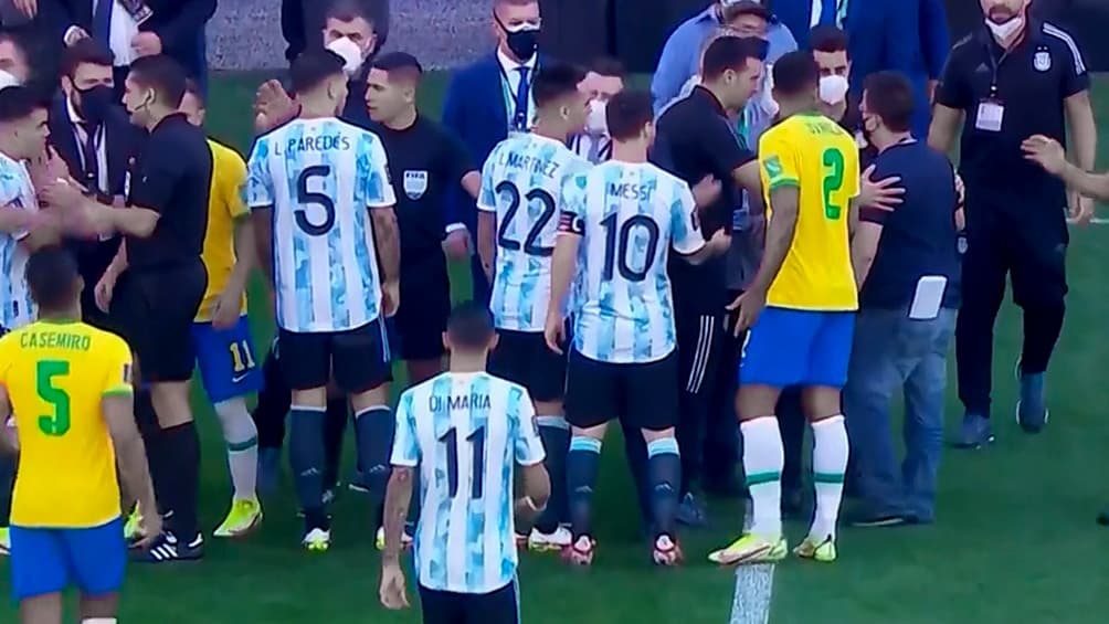 Por qué suspendieron el partido de Argentina- Brasil