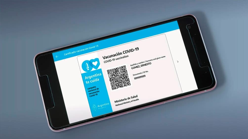 Los argentinos tendrán una credencial de vacunación contra el coronavirus para viajar