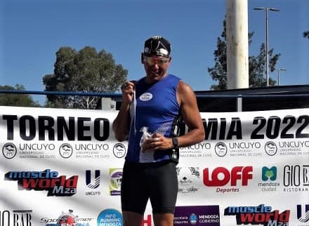 El lujanino Cristian Cara hizo podio en el Torneo Vendimia 2022