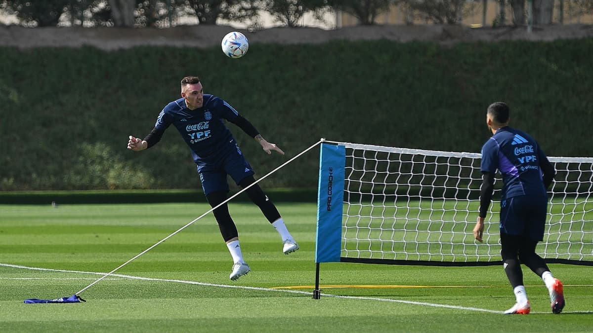 Argentina se prepara para el partido ante Polonia