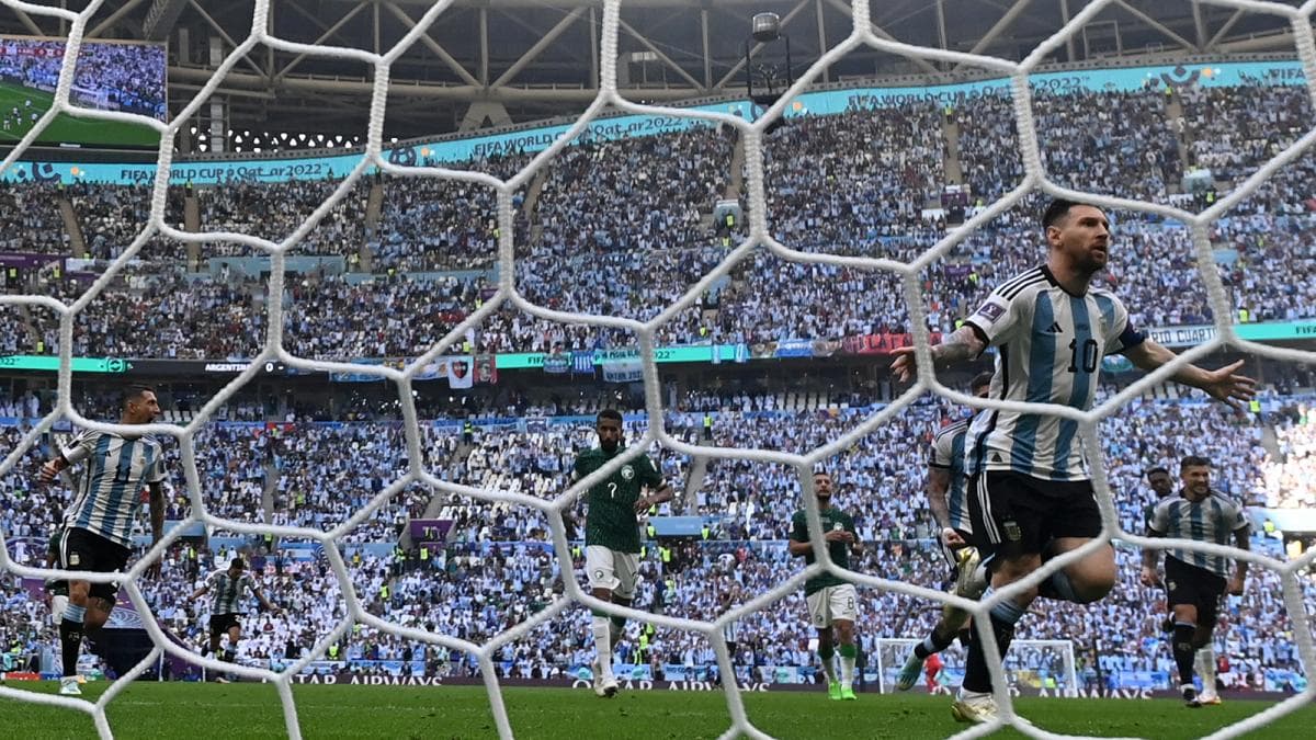 Argentina se quedó con las ganas ante Arabia Saudita