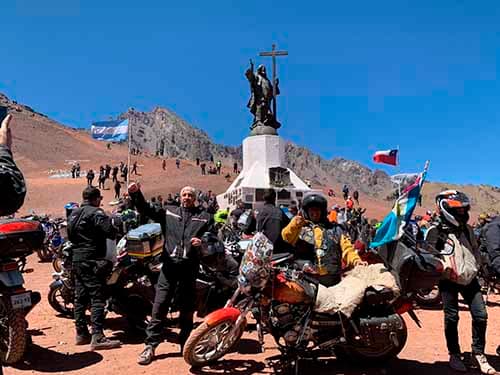El 9° Encuentro Internacional de Mototurismo Cristo Redentor suma un punto en Luján