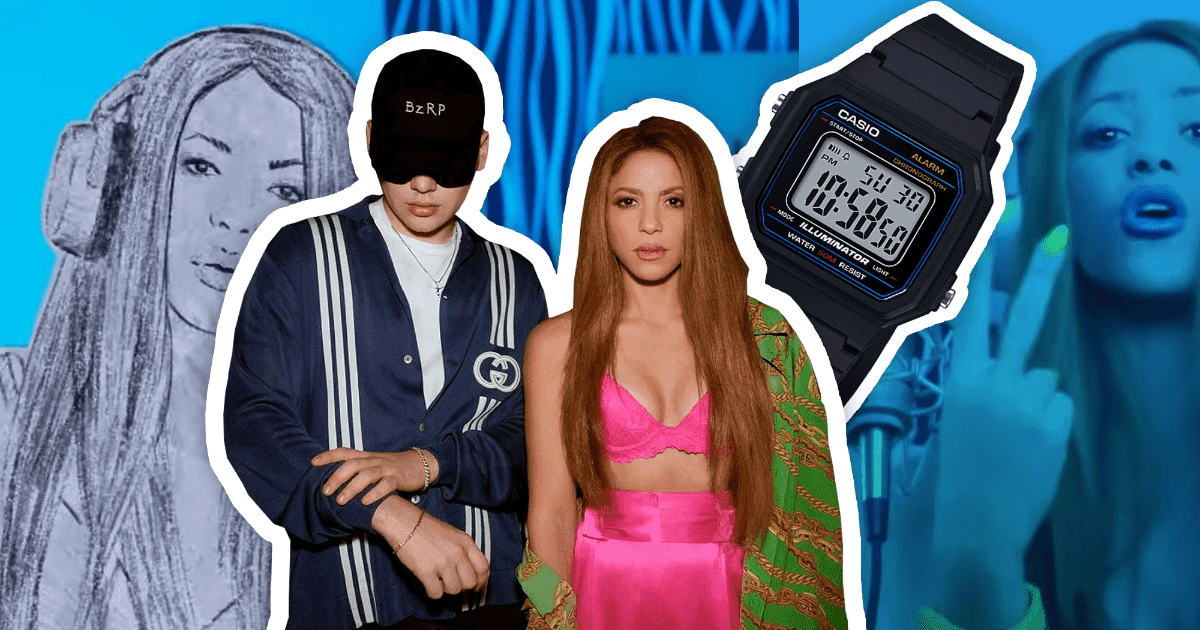La repercusión de la sesión 53 entre Shakira y BZRP sobre Casio, Ferrari, Rolex y Twingo en las redes sociales