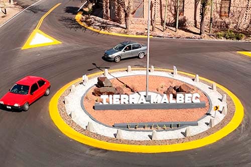 Obras viales en Perdriel y sigue La Puntilla. Luján
