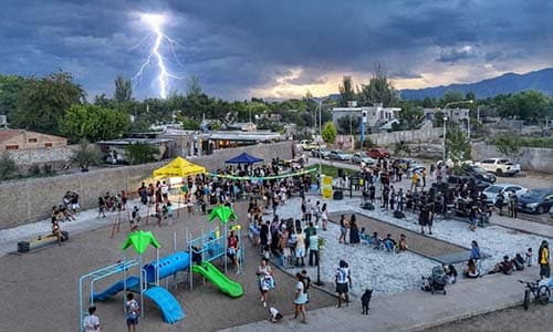 Las familias de Luján disfrutan de 3 nuevas plazas