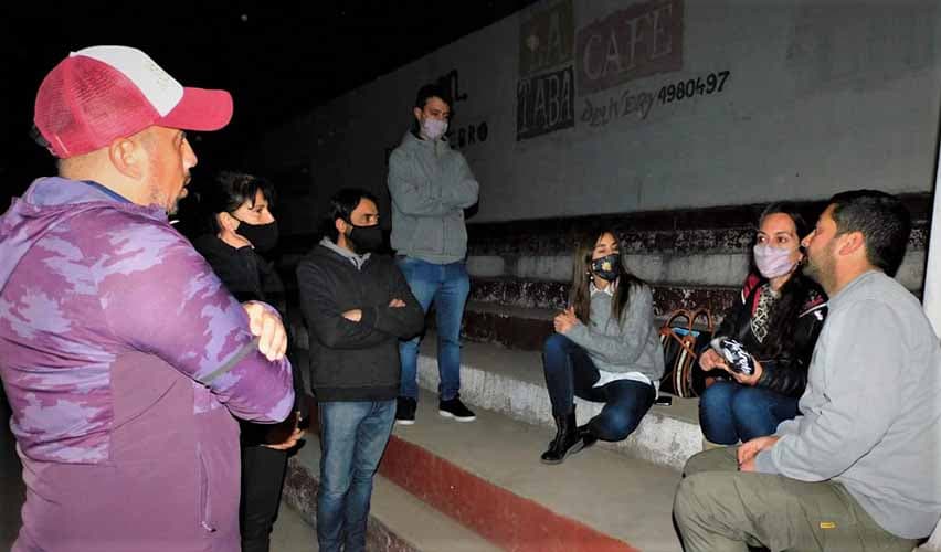 Desde el Frente de Todos visitaron las instalaciones de Luján Sport Club