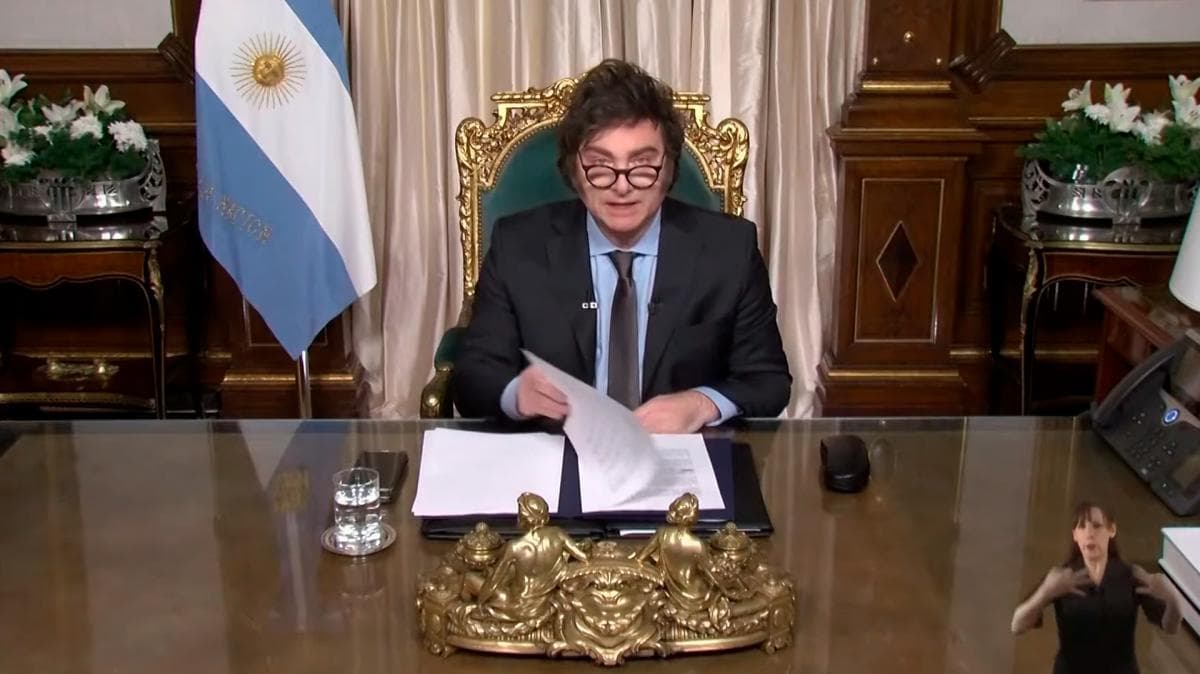 Ingresó al Congreso el DNU de Milei del 20 de diciembre