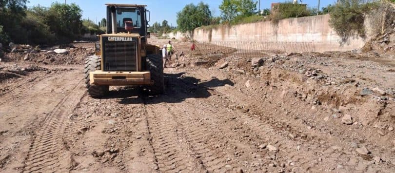 Pedemonte en Luján: limpiaron el colector Blanco Encalda